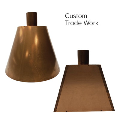 Copper Rainwater Head – Front and Back