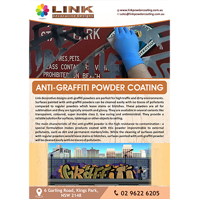 Anti Graffiti Powder Coating